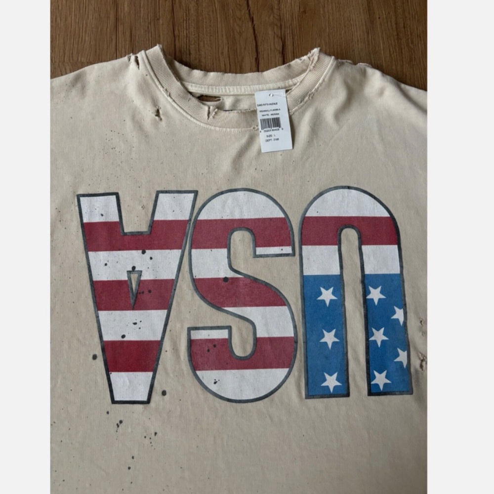 ★NWT WILLY CHAVARRIA Buffalo T-Shirt White L★ - Picture 11 of 13